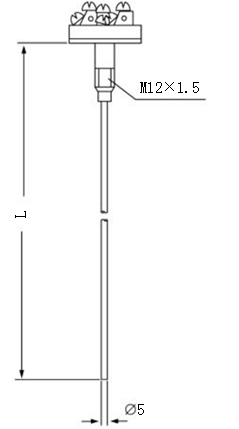 煙道、風道熱電偶熱電偶感溫元件
